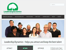 Tablet Screenshot of leadershipdynamicstoday.com